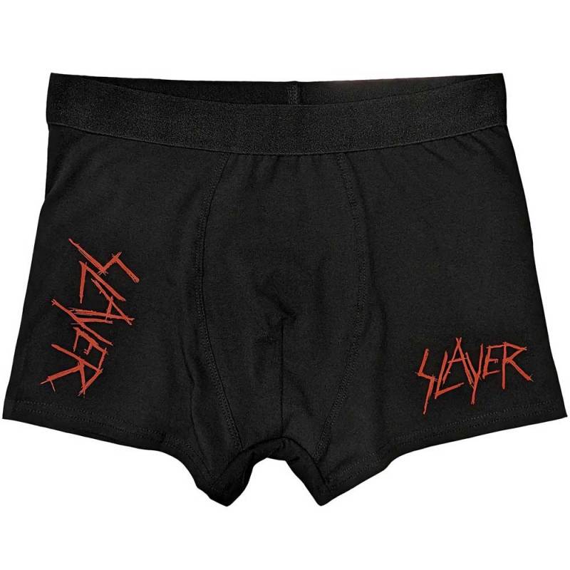 【予約商品】SLAYER Unisex Boxers: Scratchy Logo (Black)