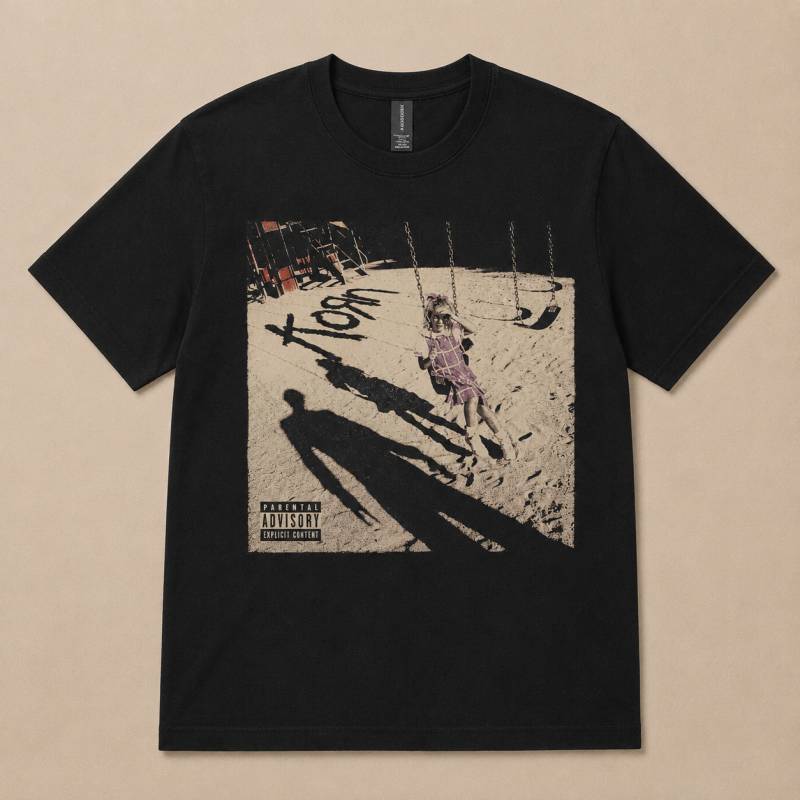 【予約商品】KORN バンドTシャツ ユニセックス: Self Titled (Black)