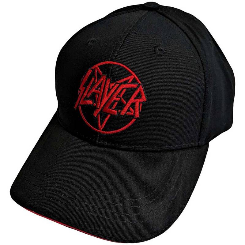【予約商品】SLAYER Unisex Baseball Cap: Pentagram Logo (Black)