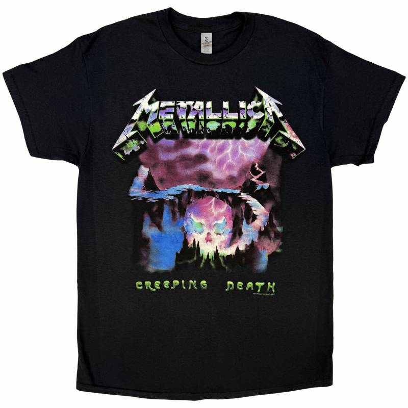 【予約商品】METALLICA バンドTシャツ ユニセックス: Creeping Death (Black)