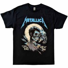 【予約商品】METALLICA バンドTシャツ ユニセックス: Sad But True Poster (Black)