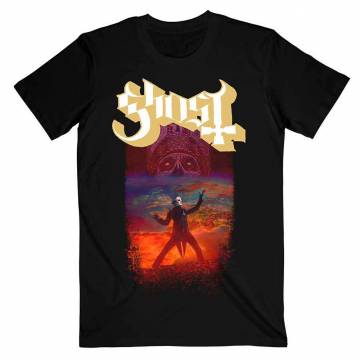 【予約商品】GHOST バンドTシャツ ユニセックス: EU Admat (Black) - BLACK