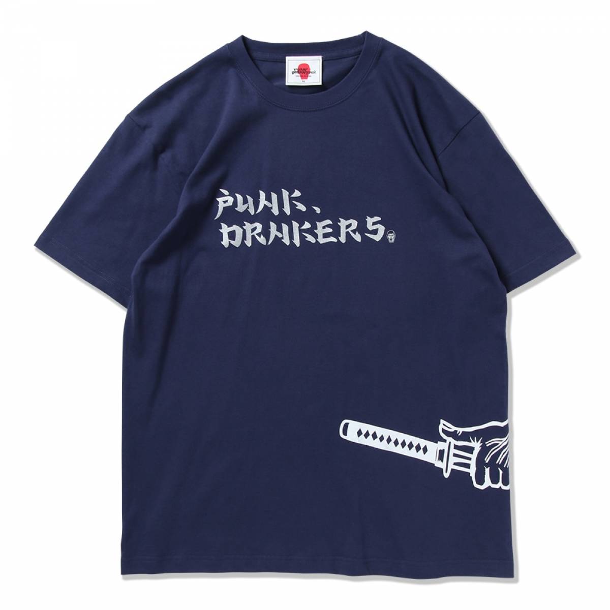 【予約商品】PUNK DRUNKERS (パンクドランカーズ) SAMURAI.TEE - INDIGO