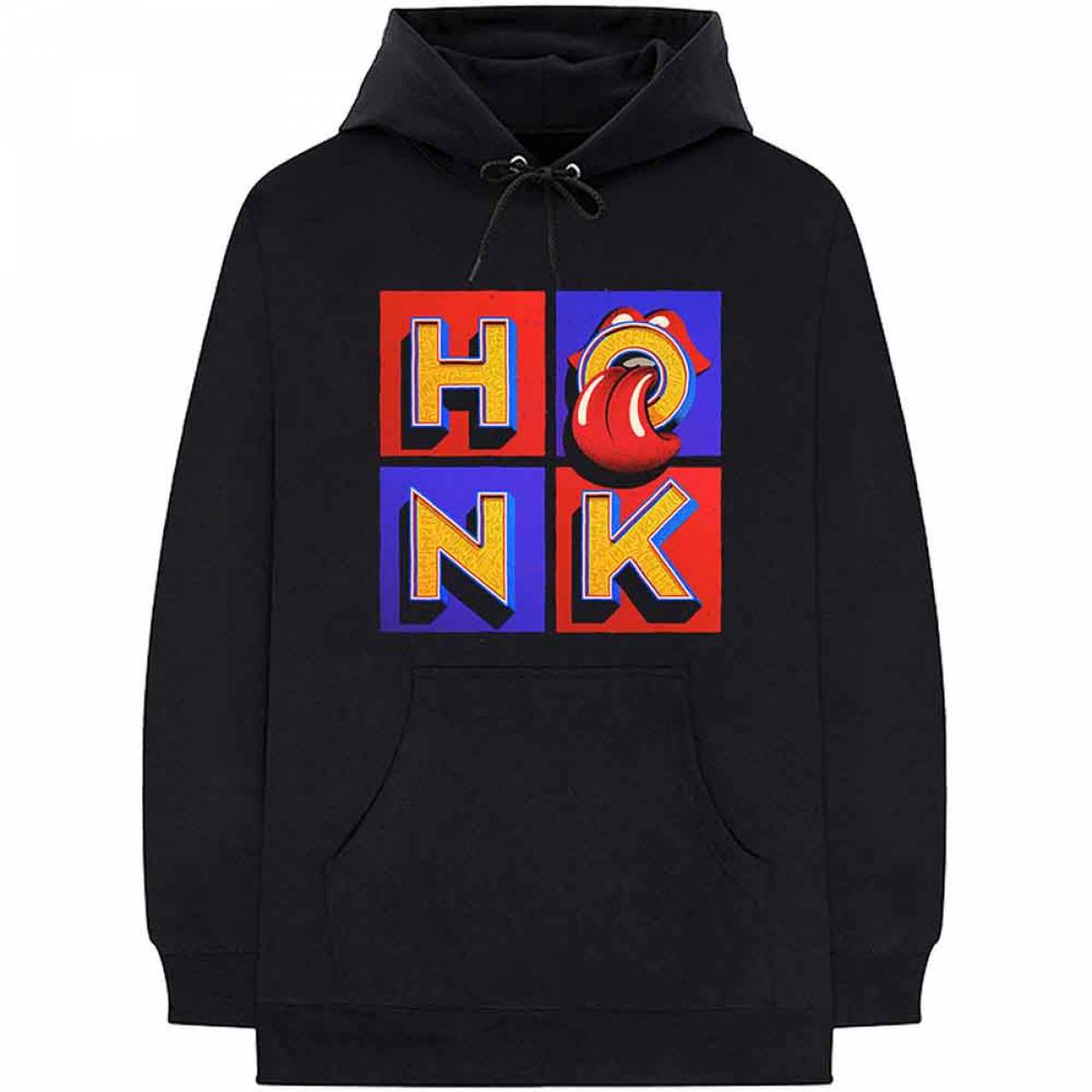 【予約商品】THE ROLLING STONES Unisex Pullover Hoodie: Honk Album (Black) - BLACK
