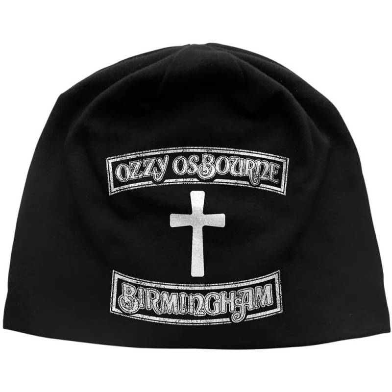【予約商品】OZZY OSBOURNE Unisex Beanie Hat: Birmingham JD Print (Black)