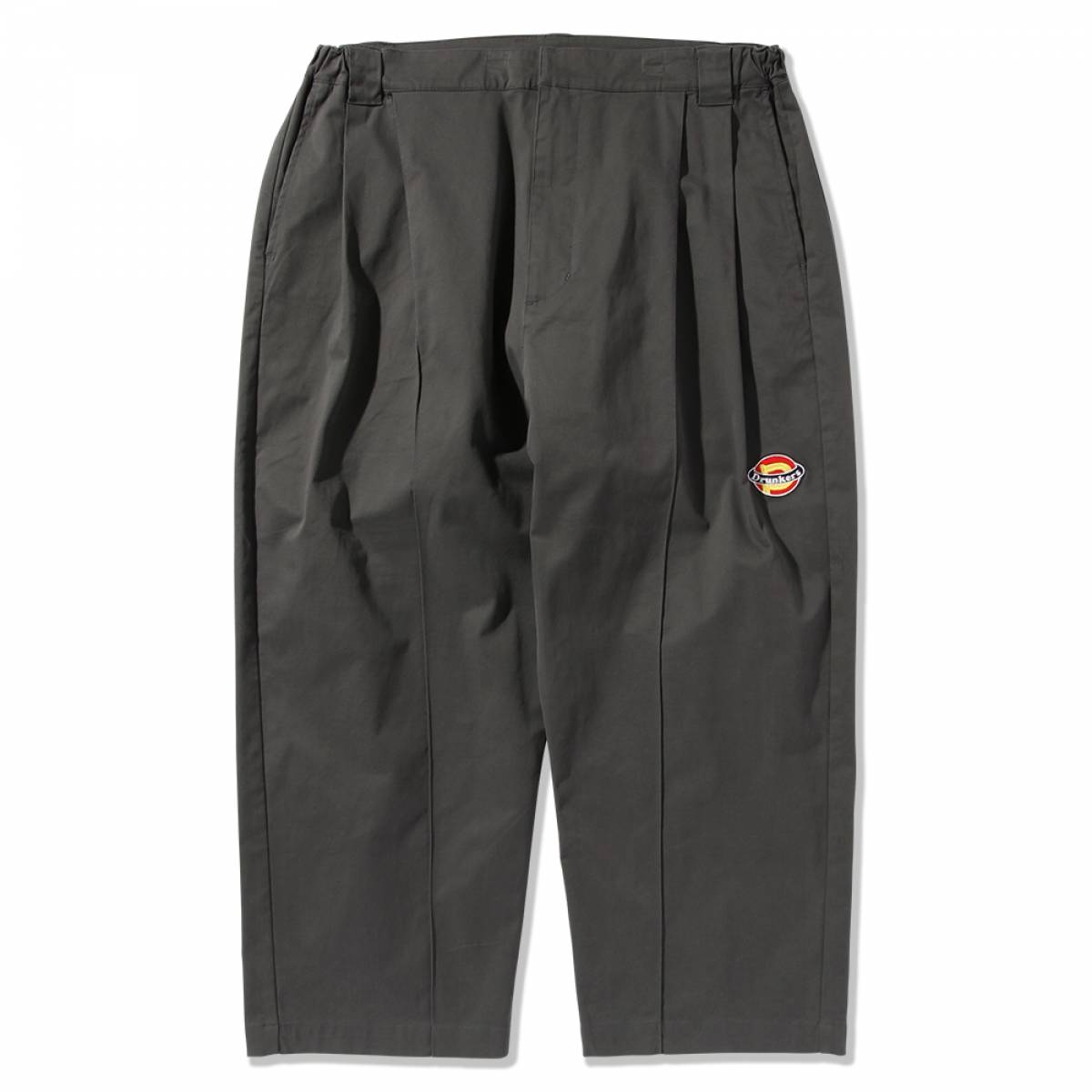 【予約商品】PUNK DRUNKERS (パンクドランカーズ)センターシームワイドチノ - CHARCOAL