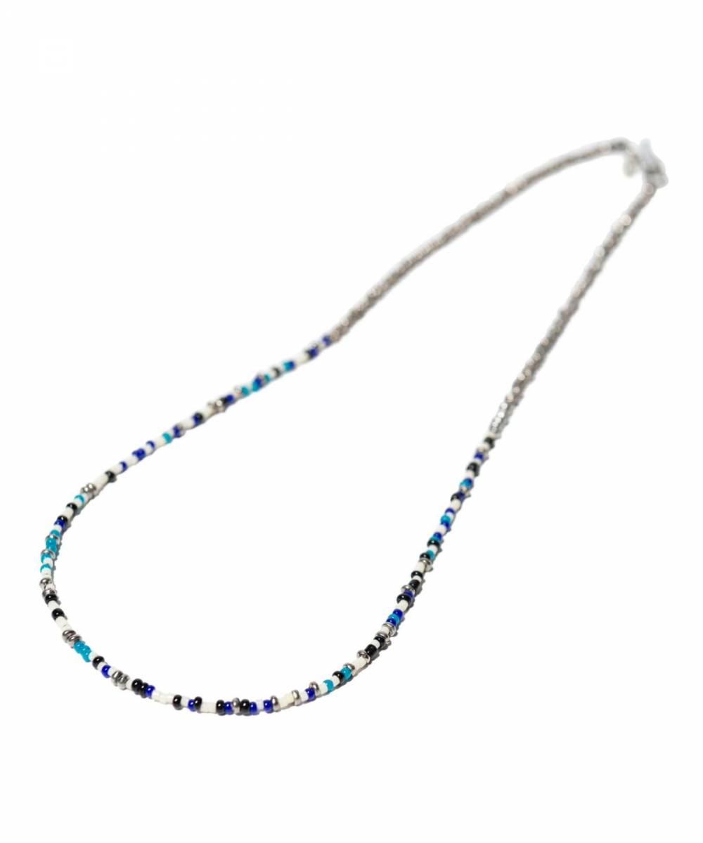 【予約商品】glamb (グラム)
GB0223/AC13 : Beads Grain Necklace / ビーズグレインネックレス - Blue