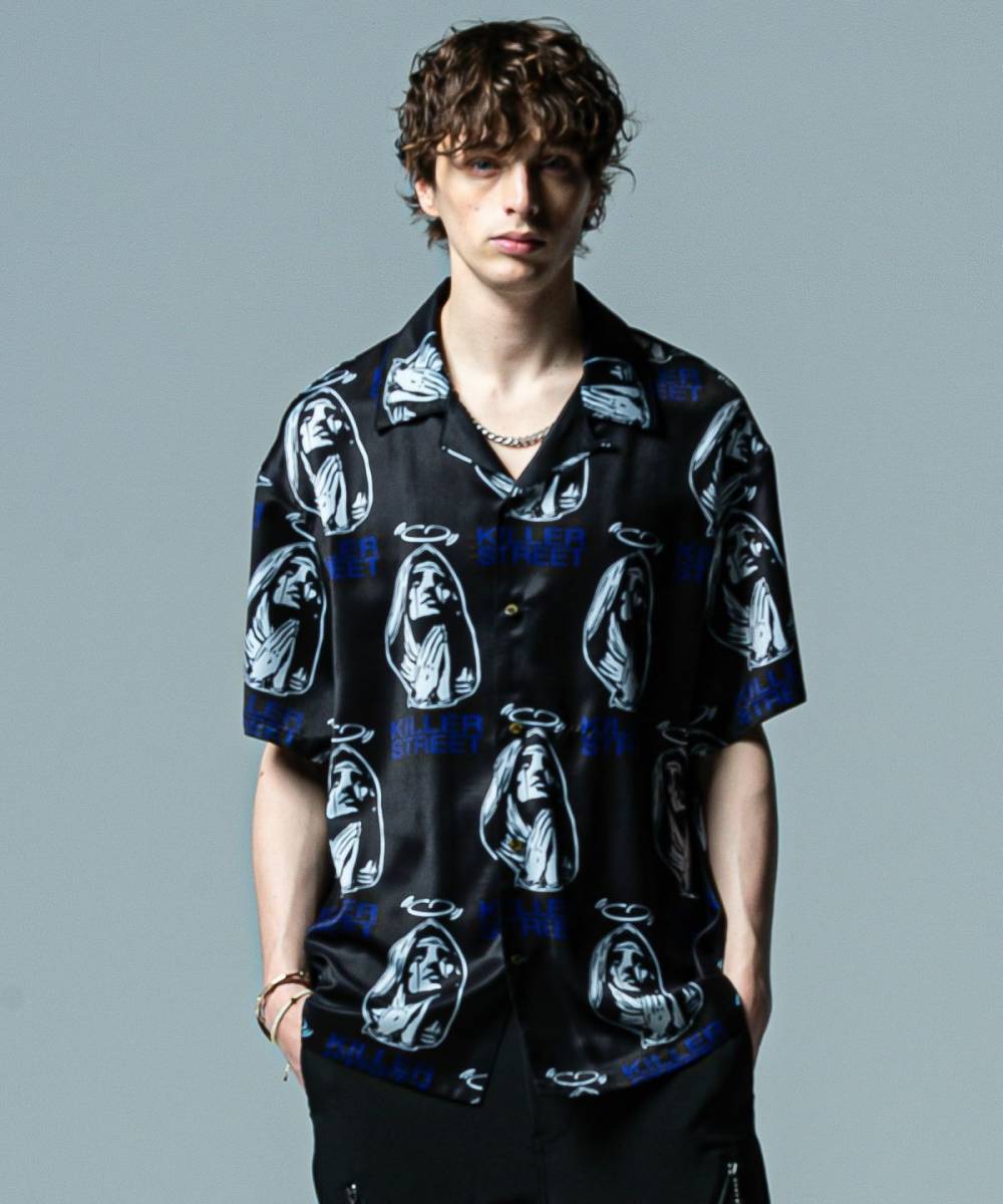 予約商品】glamb (グラム)GB0223/SH18 : Open Collar Prayer SH