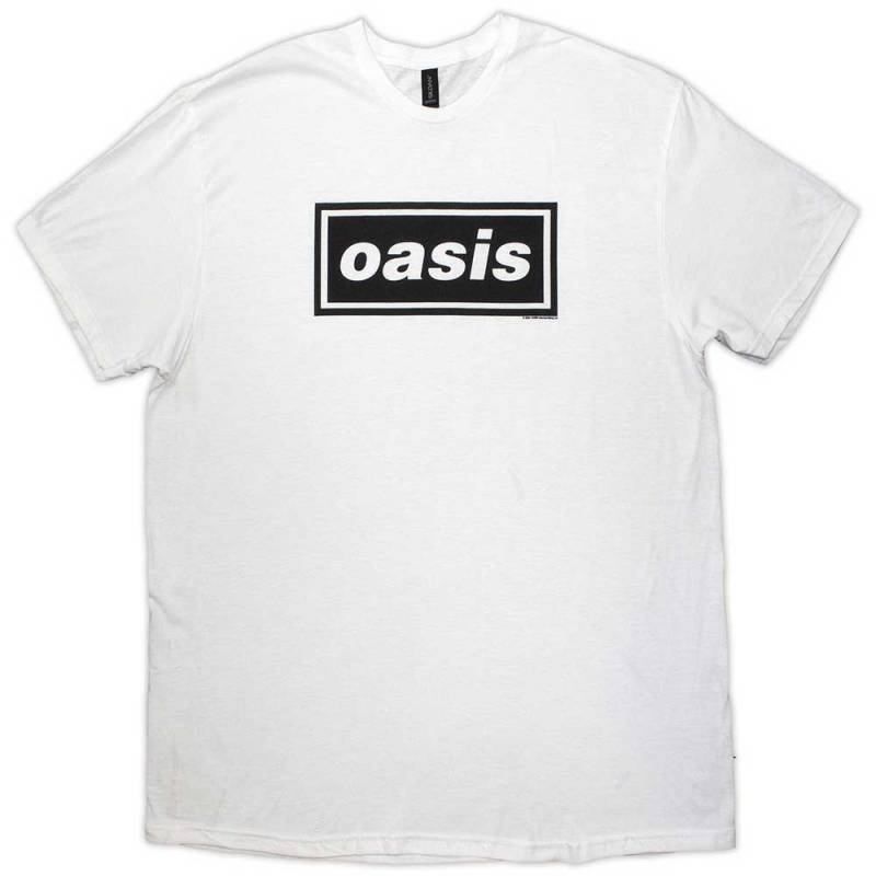 【予約商品】OASIS バンドTシャツ ユニセックス: Decca Logo (White)