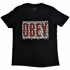 【予約商品】BRING ME THE HORIZON バンドTシャツ ユニセックス: Obey (Black) - BLACK