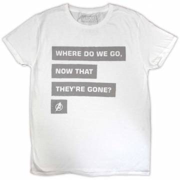【予約商品】Marvel Comics ユニセックスTシャツ: Avengers Now That They're Gone