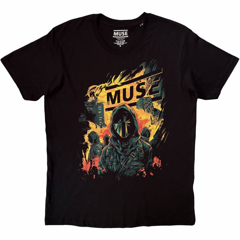 【予約商品】MUSE バンドTシャツ ユニセックス: Burning (Black)