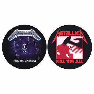 【予約商品】METALLICA Turntable Slipmat Set: Kill 'em all / Ride the Lightning