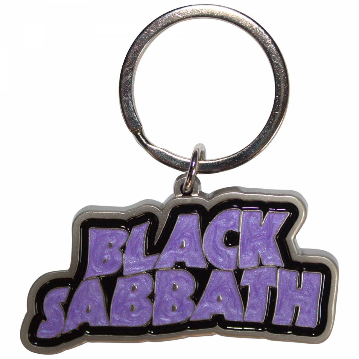 【予約商品】BLACK SABBATH Keychain: Wavy Logo Bordered