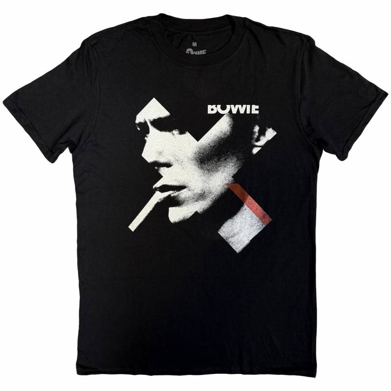 【予約商品】DAVID BOWIE バンドTシャツ ユニセックス: X Smoke Red (Black)