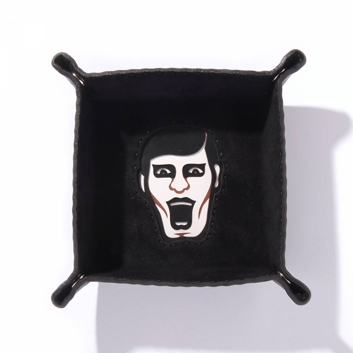 【予約商品】PUNK DRUNKERS(パンクドランカーズ)［PDSxDOE］あいつレザートレイ - BLACK