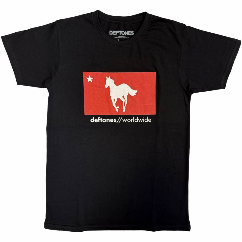 【予約商品】DEFTONES バンドTシャツ ユニセックス: Star & Pony (Black)