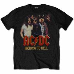 【予約商品】AC/DC バンドTシャツ ユニセックス: H2H Band (Black) - BLACK