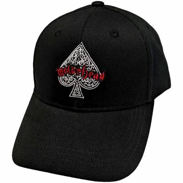 【予約商品】MOTORHEAD Unisex Baseball Cap: Ace Of Spades (Black) - BLACK
