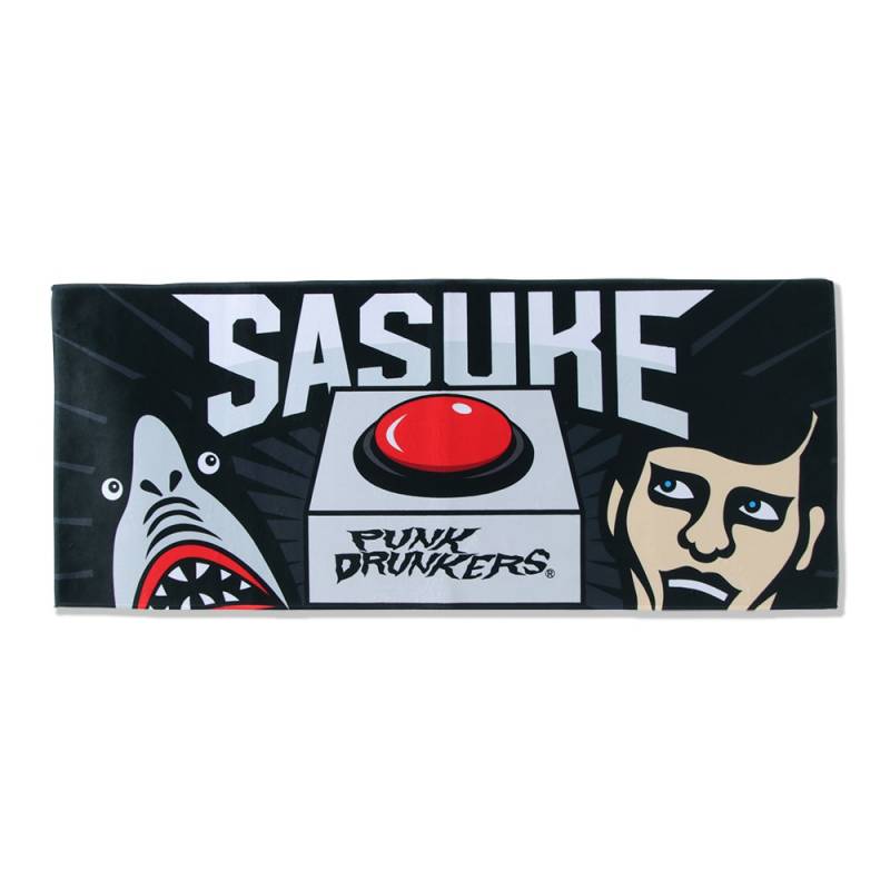 【予約商品】PUNK DRUNKERS (パンク・ドランカーズ) ［PDSxSASUKE］SASUKEのタオル - BLACK