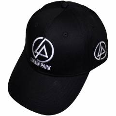 【予約商品】LINKIN PARK Unisex Baseball Cap: Concentric Side Logo (Black) - BLACK