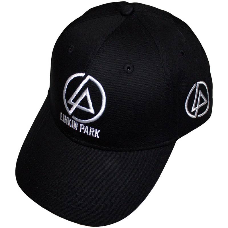 【予約商品】LINKIN PARK Unisex Baseball Cap: Concentric Side Logo (Black) - BLACK