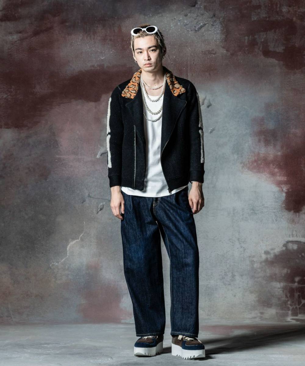 予約商品】glamb(グラム)GB0324/P14 : Four Pocket Baggy Denim