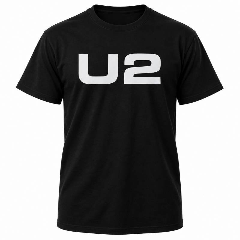 【予約商品】U2 バンドTシャツ ユニセックス: Logo (Black)