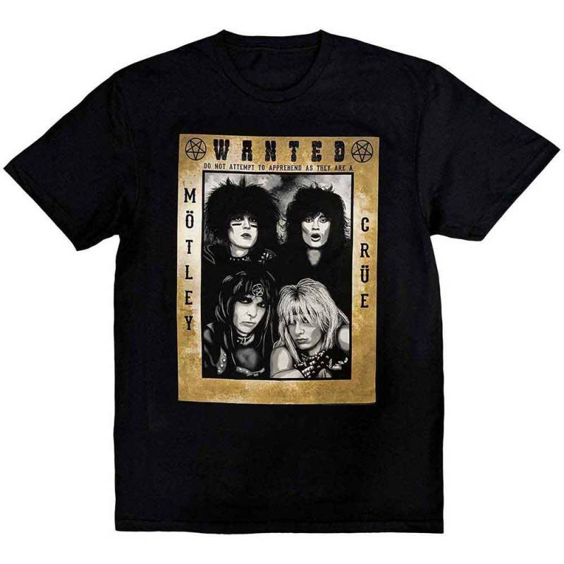 【予約商品】MOTLEY CRUE バンドTシャツ ユニセックス: Buffalo (Black)