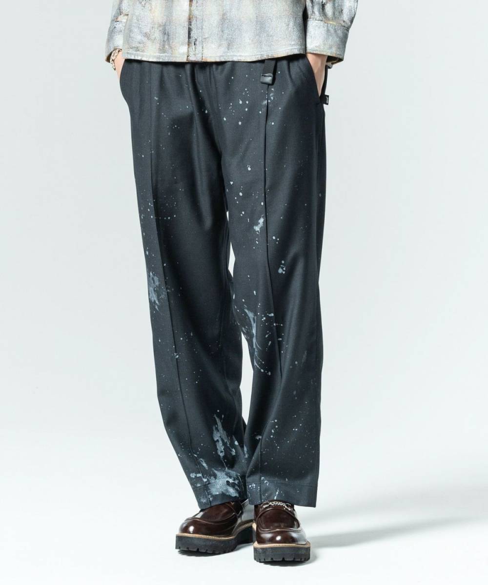 【予約商品】glamb(グラム)GB0225/P14 : Splash Climbing Slacks / スプラッシュクライミングスラックス - Black