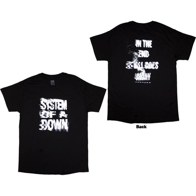 【予約商品】SYSTEM OF A DOWN バンドTシャツ ユニセックス: All Goes Away (Black) (Back Print)