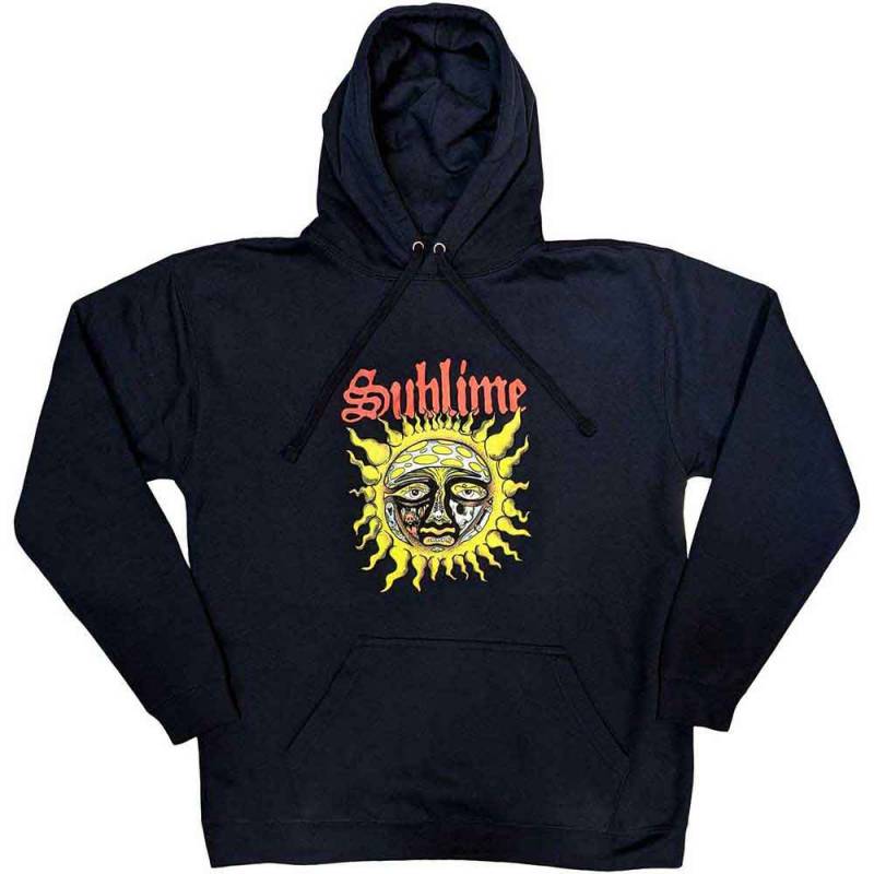 【予約商品】SUBLIME Unisex Pullover Hoodie: Yellow Sun (Navy Blue)