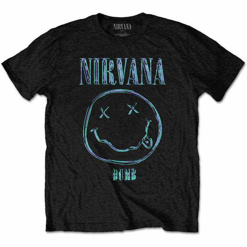 【予約商品】NIRVANA バンドTシャツ ユニセックス: Dumb (Black)