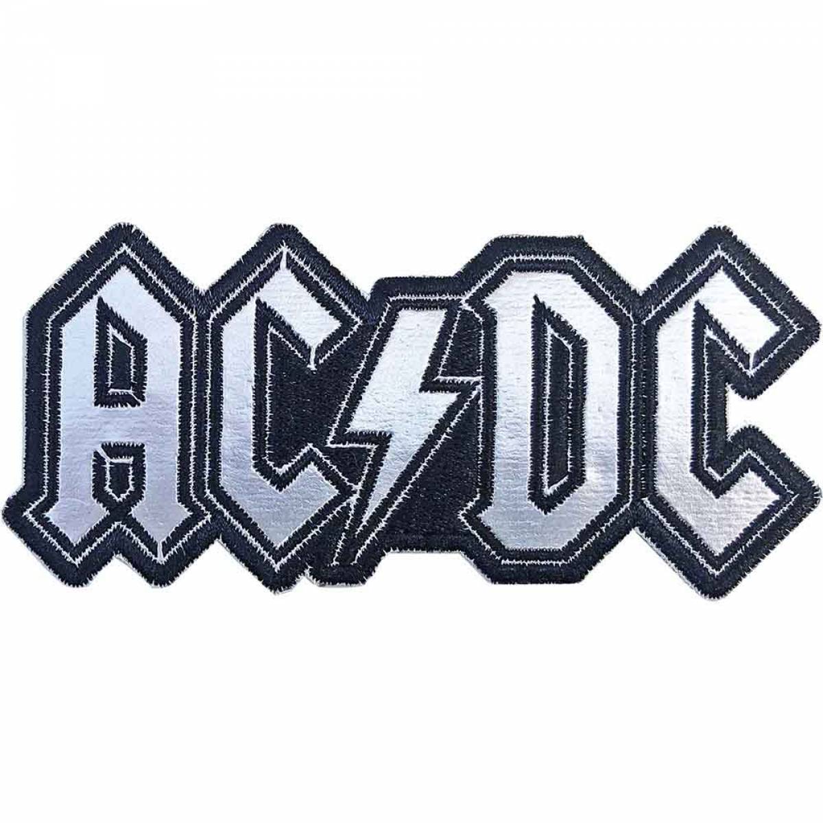 【予約商品】AC/DC Woven Patch: Cut-Out Foil Logo (Standard)