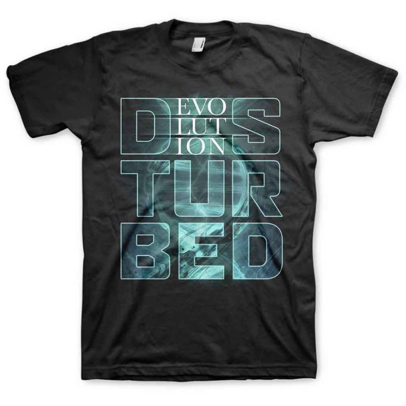 【予約商品】DISTURBED バンドTシャツ ユニセックス: Evolution (Black)