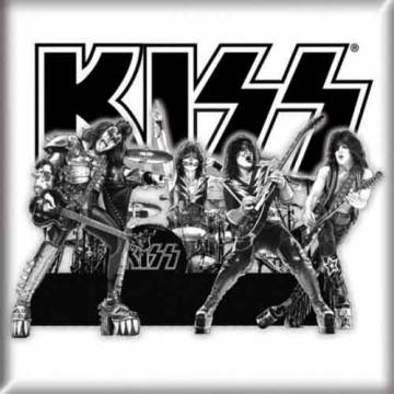 【予約商品】KISS Fridge Magnet: Graphite Band
