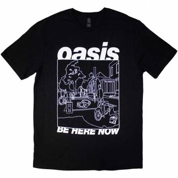OASIS ユニセックスTシャツ: Be Here Now Illustration / ロック OASIS ユニセックスTシャツ: Be Here Now Illustration / ロック