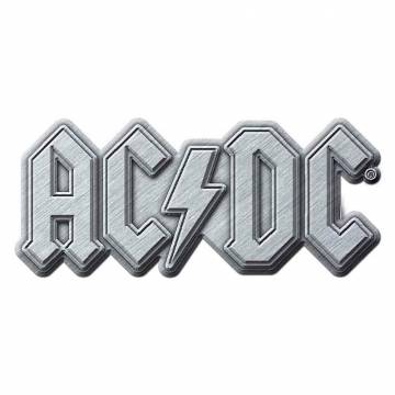 【予約商品】AC/DC Pin Badge: Metal Logo (Die-Cast Relief)
