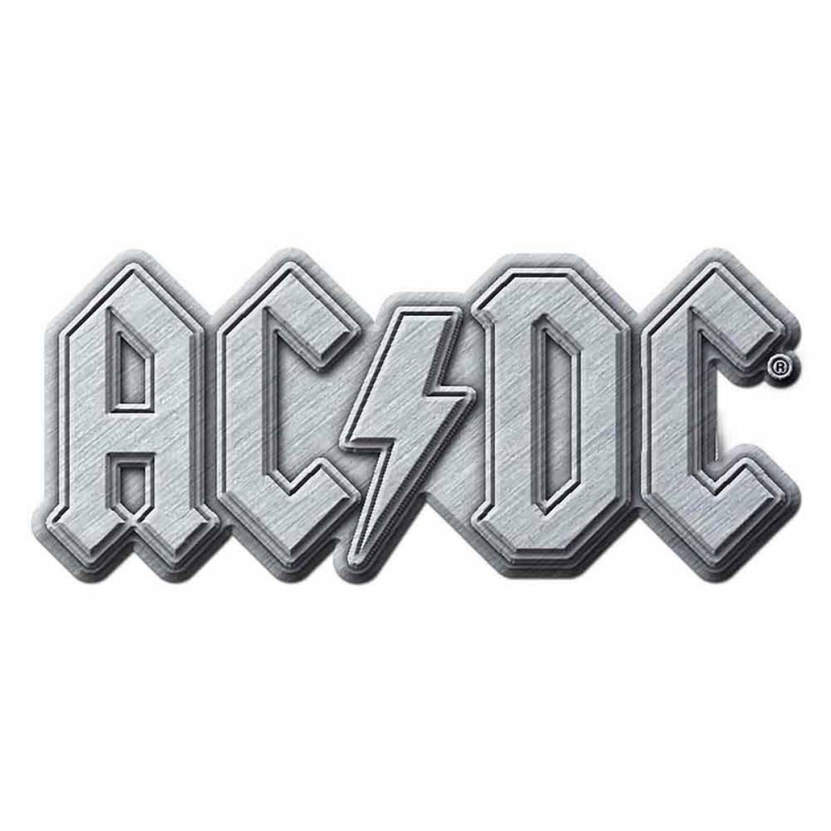 【予約商品】AC/DC Pin Badge: Metal Logo (Die-Cast Relief)