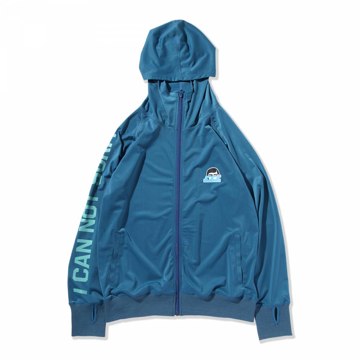 【予約商品】PUNK DRUNKERS サーフィンできないラッシュガード - BLUE