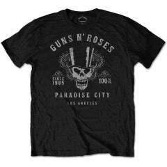 【予約商品】GUNS N' ROSES バンドTシャツ ユニセックス: 100% Volume (Black)
