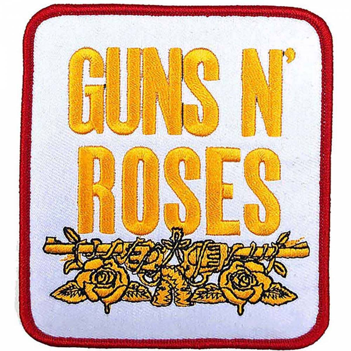 【予約商品】GUNS N' ROSES Standard Woven Patch: Stacked White