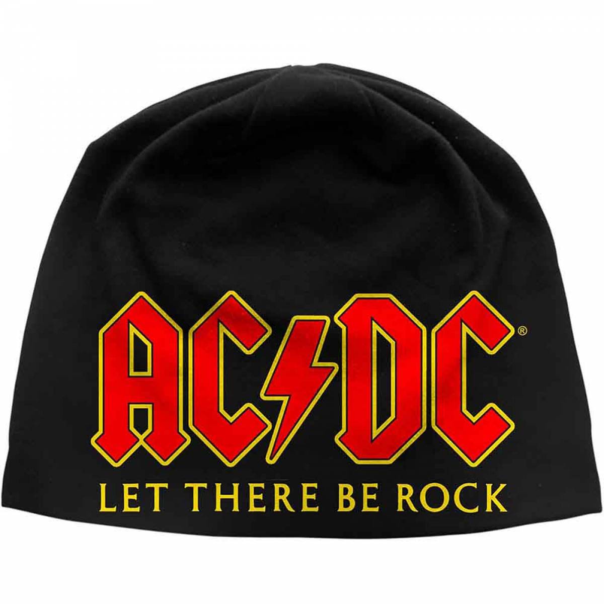 【予約商品】AC/DC Unisex Beanie Hat: Let There Be Rock (Black) - BLACK