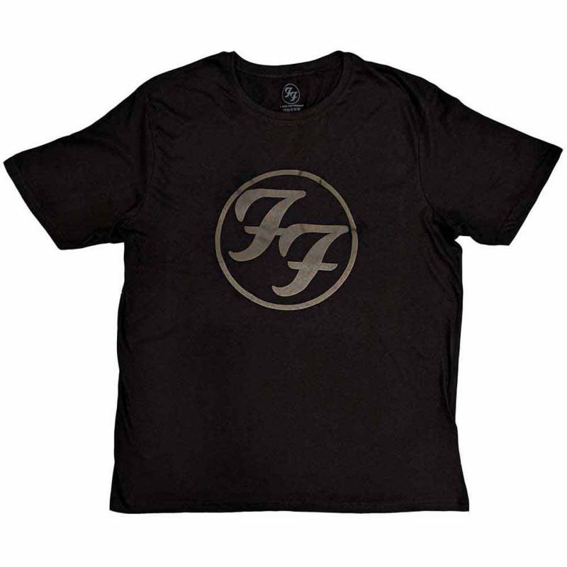 【予約商品】FOO FIGHTERS バンドTシャツ ユニセックス: FF Logo (Black) (Hi-Build)