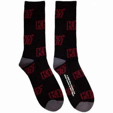 【予約商品】KISS Unisex Terry Socks: Logo Pattern