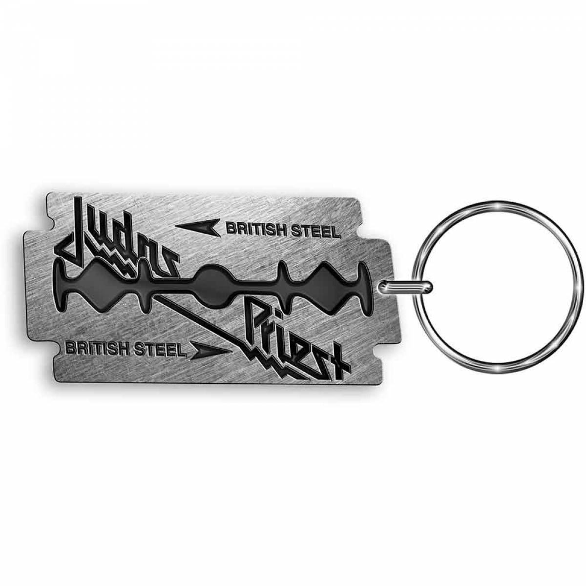 【予約商品】JUDAS PRIEST Keychain: British Steel (Enamel In-Fill)