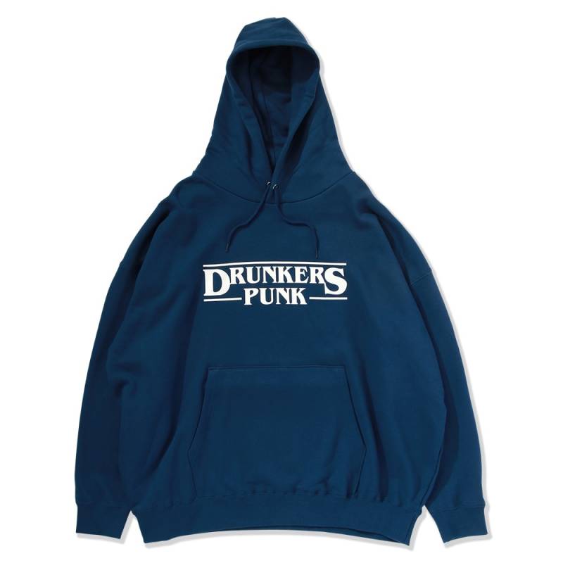 【予約商品】PUNK DRUNKERS (パンク・ドランカーズ) DRUNKERS PUNK.BIGパーカ - D.BLUE