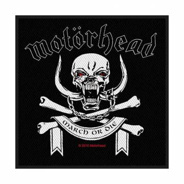 【予約商品】MOTORHEAD Woven Patch: March Or Die (Standard)