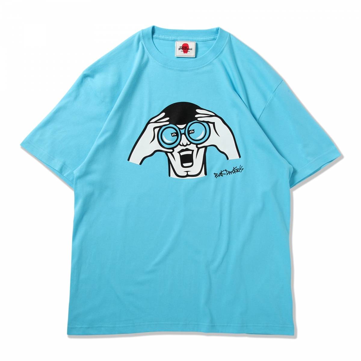 【予約商品】PUNK DRUNKERS (パンクドランカーズ）視力悪いTEE - LT.BLUE
