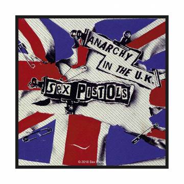 【予約商品】THE SEX PISTOLS Woven Patch: Anarchy in the UK (Retail Pack) (Standard)